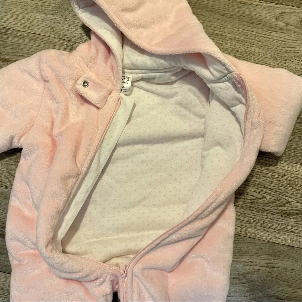 Carter’s Hooded Fleece Thick One Piece Baby 9mo
